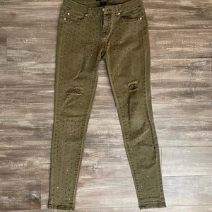 Studded Green jeans